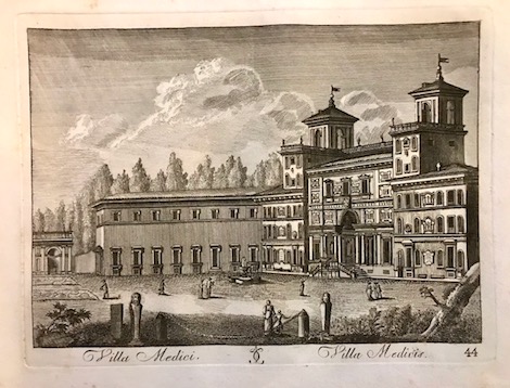 Parboni Achille (1783-1841) Villa Medici 1830 ca. Roma